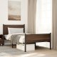 vidaXL vidaXL Metalowa rama łóżka z wezgłowiem i zanóżkiem 107x203 cm 3