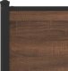 vidaXL vidaXL Metalowa rama łóżka z wezgłowiem i zanóżkiem 107x203 cm 9