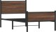 vidaXL vidaXL Metalowa rama łóżka z wezgłowiem i zanóżkiem 90x200 cm 2