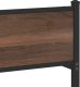 vidaXL vidaXL Metalowa rama łóżka z wezgłowiem i zanóżkiem 90x200 cm 8