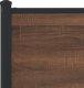 vidaXL vidaXL Metalowa rama łóżka z wezgłowiem i zanóżkiem 90x200 cm 9
