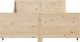vidaXL Rama łóżka bez materaca, 140x200 cm, lite drewno sosnowe 4