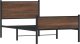 vidaXL vidaXL Metalowa rama łóżka z wezgłowiem i zanóżkiem 100x190 cm 2