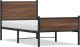 vidaXL vidaXL Metalowa rama łóżka z wezgłowiem i zanóżkiem 90x190 cm 1