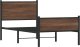 vidaXL vidaXL Metalowa rama łóżka z wezgłowiem i zanóżkiem 90x190 cm 2