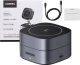 Ładowarka Ugreen Ładowarka indukcyjna Qi 2w1 Ugreen W256 do iPhone, AirPods, 20W (czarna) + kabel USB-C do USB-C 1m 2