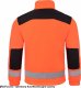 JHK FLRA340 -  Bluza polarowa z materiału fluorescencyjnego, - pomarańczowy fluorescencyjny 2XL 10