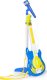 Multistore Zestaw gitara elektryczna mikrofon statyw dla dzieci mp3 - niebieska 2
