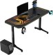 Biurko Ultradesk Frag V3 Czarno-Złote 140 cmx60 cm 2