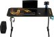 Biurko Ultradesk Frag V3 Czarno-Złote 140 cmx60 cm 3