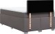 vidaXL Łóżko kontynentalne z materacem szare 120x200 cm 6