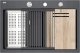 Zlewozmywak GraniteQ MARC 120 WORKSTATION zlewozmywak 2-komorowy 760*500*235 mm black diamond + syfon push to open + dozownik stal szcz.+ wkładka ociekowa+ Qmata 7