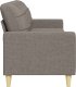 vidaXL vidaXL Sofa 3-osobowa, kolor taupe, 210 cm, tapicerowana tkaniną 5