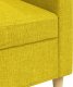 vidaXL vidaXL Sofa 3-osobowa, jasnożółta, 210 cm, tapicerowana tkaniną 7