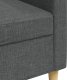 vidaXL vidaXL Sofa 3-osobowa, ciemnoszara, 210 cm, tapicerowana tkaniną 7