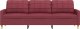 vidaXL vidaXL Sofa 3-osobowa, winna czerwień, 210 cm,tapicerowana tkaniną 4