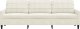 vidaXL 3-osobowa sofa, kremowa, 210 cm, tapicerowana aksamitem 4