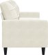vidaXL 3-osobowa sofa, kremowa, 210 cm, tapicerowana aksamitem 5