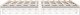 vidaXL vidaXL Rama łóżka bez materaca, biała, 180x200 cm, lite drewno sosnowe 5