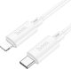 Kabel USB Hoco USB-C - Lightning 1 m Biały (HOCOACC7) 1