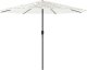 vidaXL vidaXL Parasol ogrodowy na stalowym słupku, biały, 388x388x248 cm 4