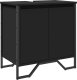 vidaXL vidaXL Szafka pod umywalkę, czarna, 60x35x60 cm 2
