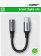 Adapter AV Ugreen Adapter Ugreen AV161 do słuchawek mini jack 3,5 mm (żeński) / USB-C (męski) 10 cm - szary 4