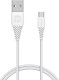 Kabel USB Swissten USB-A - micro-B 1.5 m Biały (71504300) 1