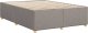 vidaXL vidaXL Rama łóżka bez materaca, taupe, 160x200 cm, obita tkaniną 6