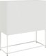vidaXL vidaXL Szafka, biała, 100,5x39x107 cm, stal walcowana na zimno 8