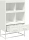 vidaXL vidaXL Szafka, biała, 68,5x39x111,5 cm, stal walcowana na zimno 8