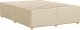 vidaXL Rama łóżka bez materaca, kremowa, 140x190 cm, obita tkaniną 6
