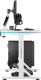 Biurko Ultradesk Iron Białe 132.5 cmx60.5 cm 2