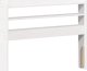 vidaXL vidaXL Rama łóżka bez materaca, biała, 100x200 cm, lite drewno sosnowe 8