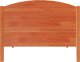 vidaXL vidaXL Rama łóżka bez materaca, woskowy brąz, 75x190 cm, sosnowa 4