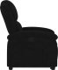 vidaXL vidaXL Podnoszony fotel rozkładany, czarny, aksamitny 9