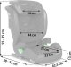 Fotelik samochodowy Ricokids Fotelik samochodowy Nukido Louis czarny 15-36 kg ISOFIX 5
