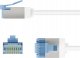 Goobay Ultra-elastyczny CAT 6A kabel krosowy, slim, U/FTP, biały - Długość kabla 0.15 m 3