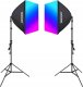 Zestaw studyjny Neewer Zestaw studyjny Neewer NK800 dwa softboxy + żarówki RGB 24W 2700-6500K + statywy + wrota 1