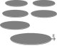 Bertoni Zestaw podkładek na stół okrągłych 6D - ENIGMA  4