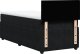 vidaXL Łóżko kontynentalne z materacem, czarne, aksamit 90x200 cm 10