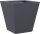 vidaXL vidaXL Donice ogrodowe, 2 szt., antracytowe, 30x30x30 cm, stalowe 4