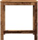 vidaXL Stolik barowy, stare drewno, 102x50x103,5 cm 4