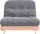 vidaXL vidaXL Sofa rozkładana futon, z materacem, 100x206x11 cm, daglezjowa 4
