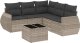 vidaXL 6-cz. zestaw mebli ogrodowych, z poduszkami, jasnoszary 2