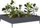 vidaXL vidaXL Podwyższona donica, antracyt, 100x100x26 cm, stal 3
