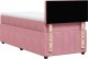 vidaXL vidaXL Łóżko kontynentalne z materacem, różowe, aksamit, 90x200 cm 7