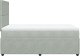 vidaXL Łóżko kontynentalne z materacem, jasnoszare, 120x200cm, aksamit 5