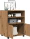 vidaXL vidaXL Szafka na kółkach, dąb artisian, 60x48x81 cm 3