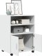 vidaXL Szafka na kółkach, biała, 60x48x81 cm 3